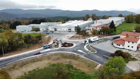 Gradnja krožišča Gradišče