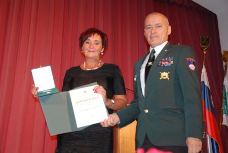 Županja in major Dejan Stančič