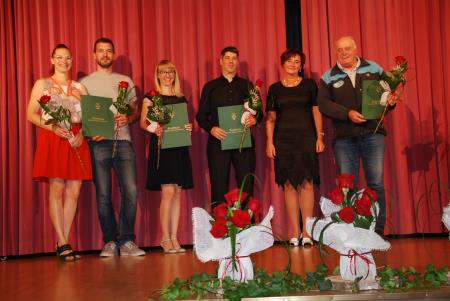 Skupinska fotografija nagrajencev