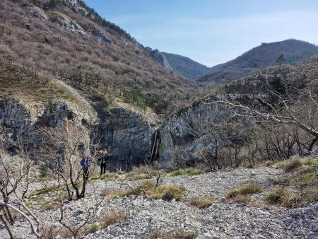 Pogled na slap v Botaču