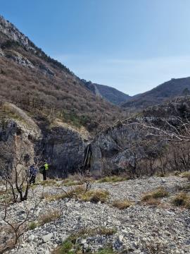 Pogled na slap v Botaču