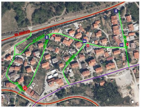 Kozina prometna ureditev